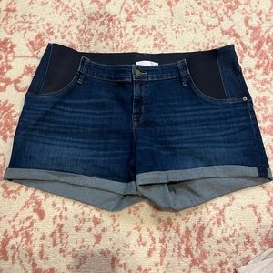 Isabel Maternity Jean Shorts